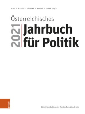 cover image of Österreichisches Jahrbuch für Politik 2021